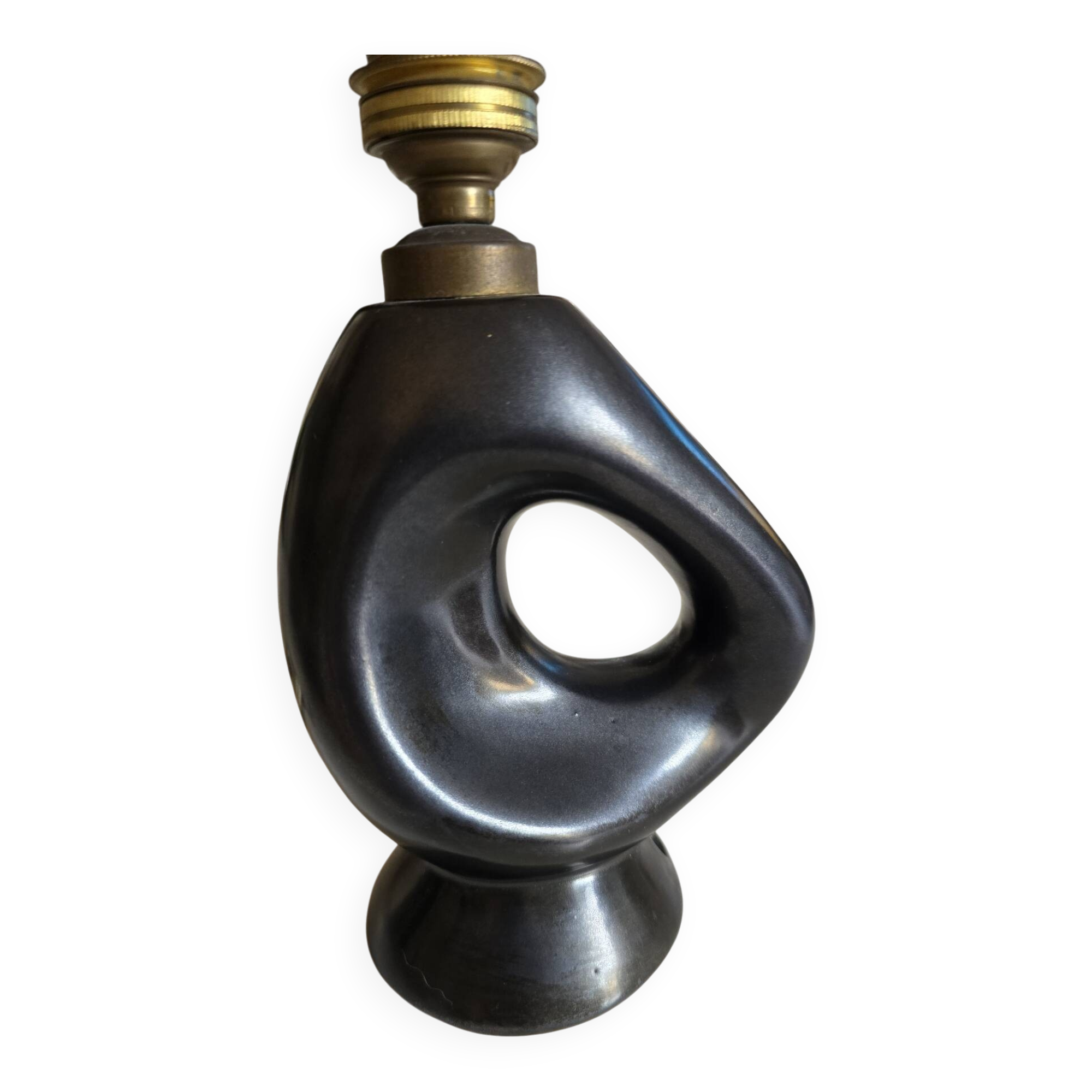 Ceramic lamp base Georges Jouve #blin#Valaurisse