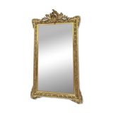 Sublime gilded pediment mirror with gold leaf 161cm