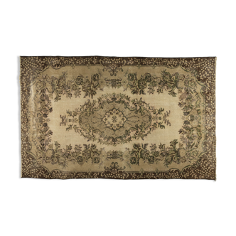 Tapis vintage anatolien fait à la main 281 cm x 168 cm