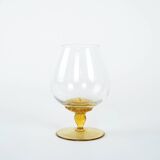 Set of cognac glasses, Italian design, 1970s, production: Italy