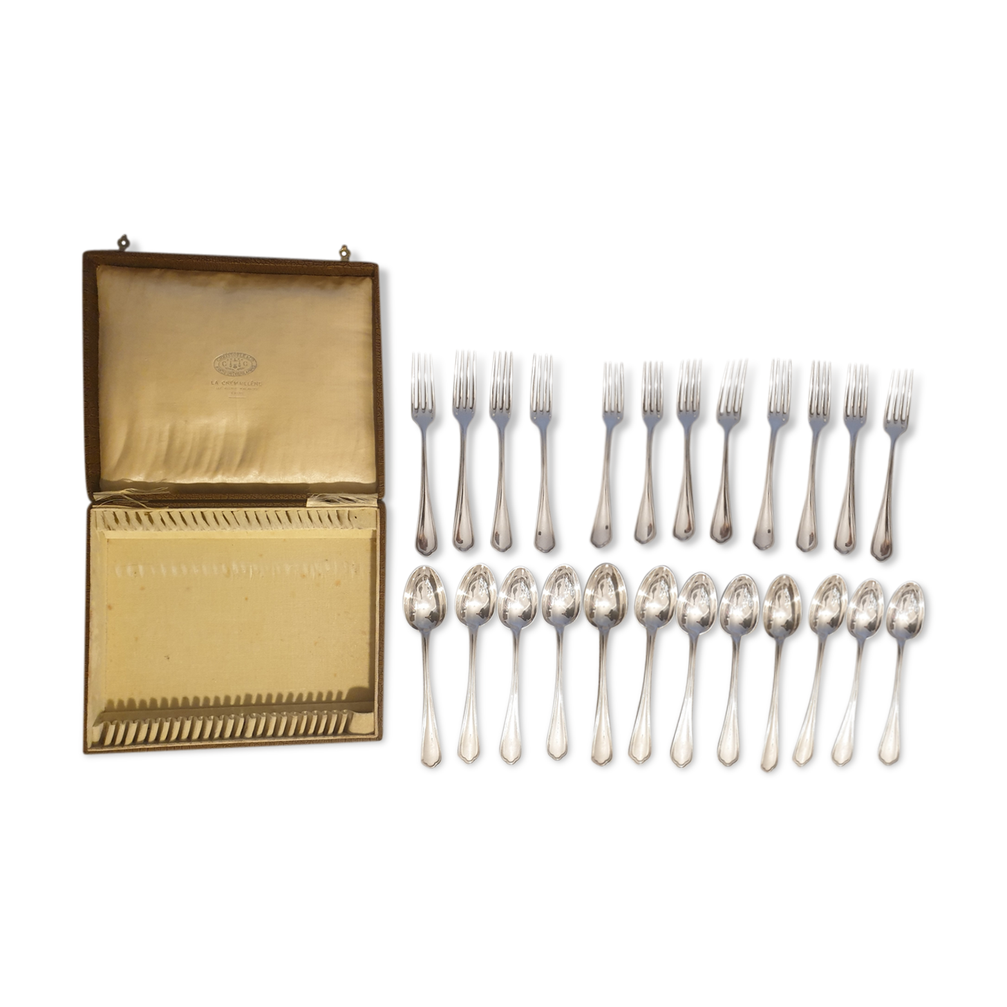 24 old covers in Silver Metal Christofle