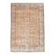 7x10 Pale Orange Floral Vintage Rug, 204x296Cm