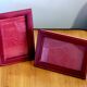 Pair of red frames
