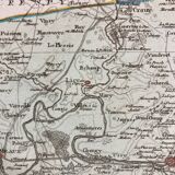 Old map of Meaux