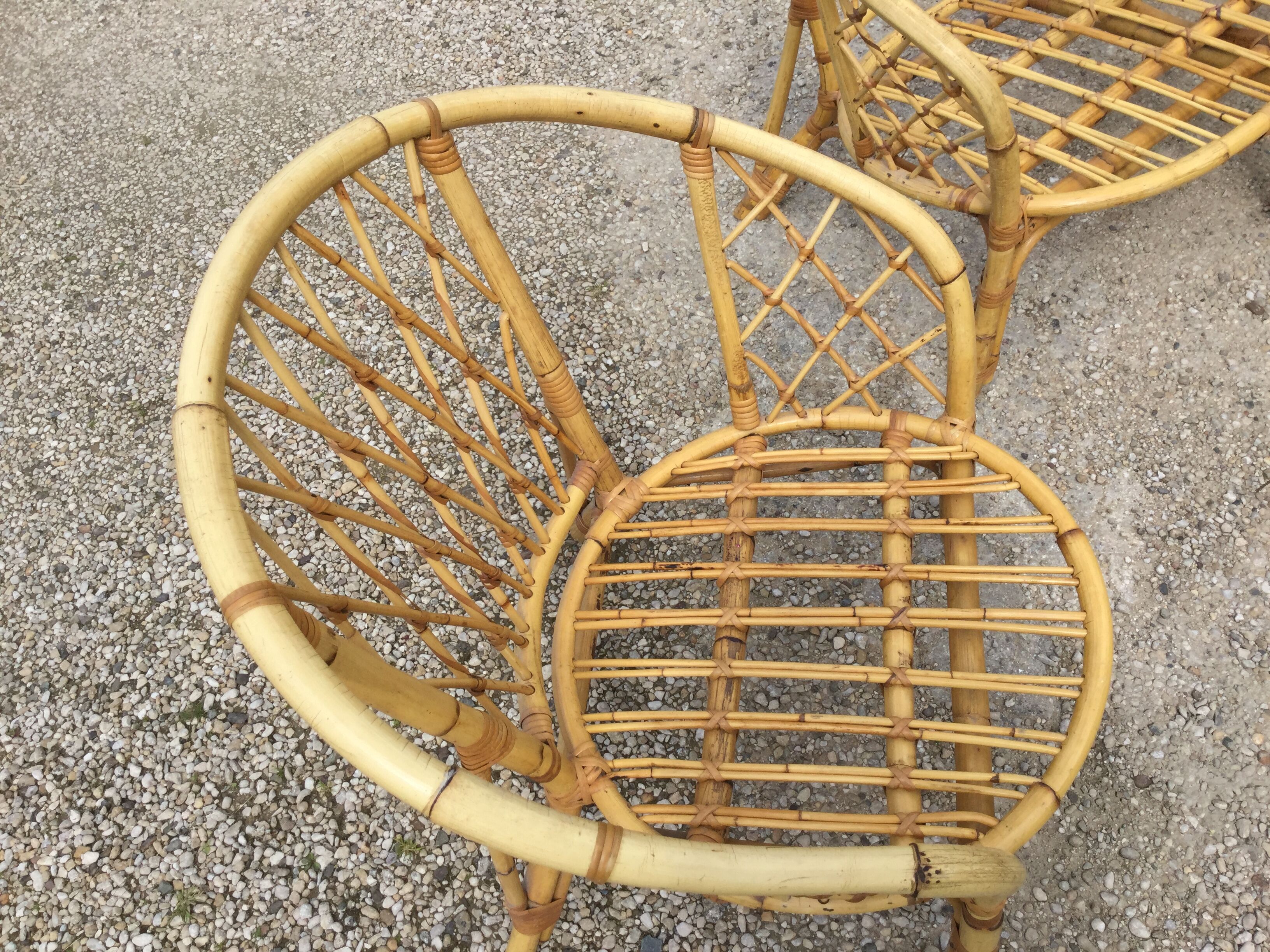 Rattan lounge