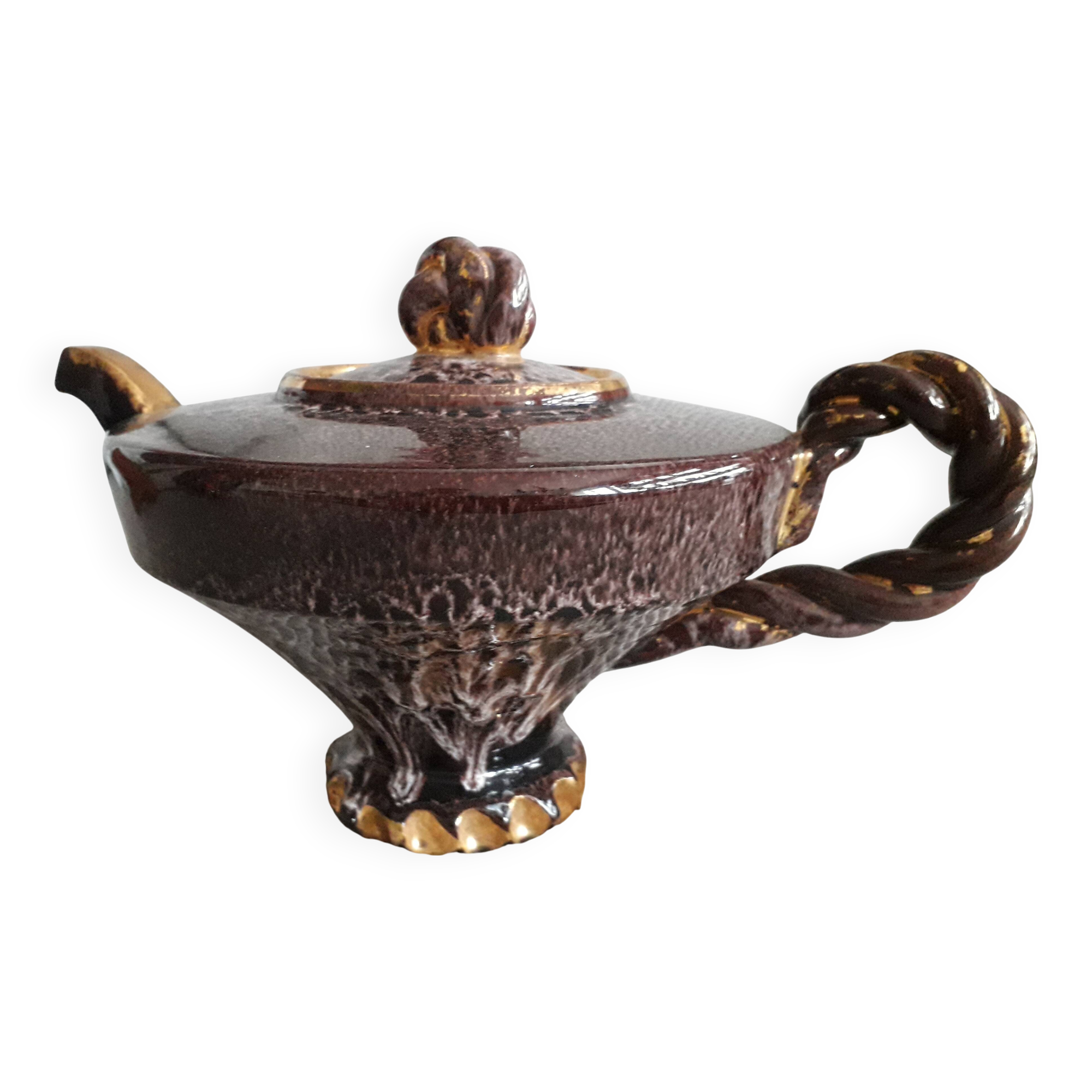 Rare Vallauris teapot signed Marius Giuge