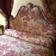 Bed in Polish canopy canvas of Jouy Louis XVI style
