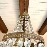 Balloon chandelier with tassels