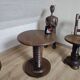 Side table, guéridon by Charles Dudouyt, 1940s-1950s.
