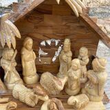 Creche en bois d’olivier de Jérusalem