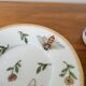 Cup and saucer in porcelain Henriette Bee pattern