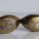 Pair of vintage brass swans
