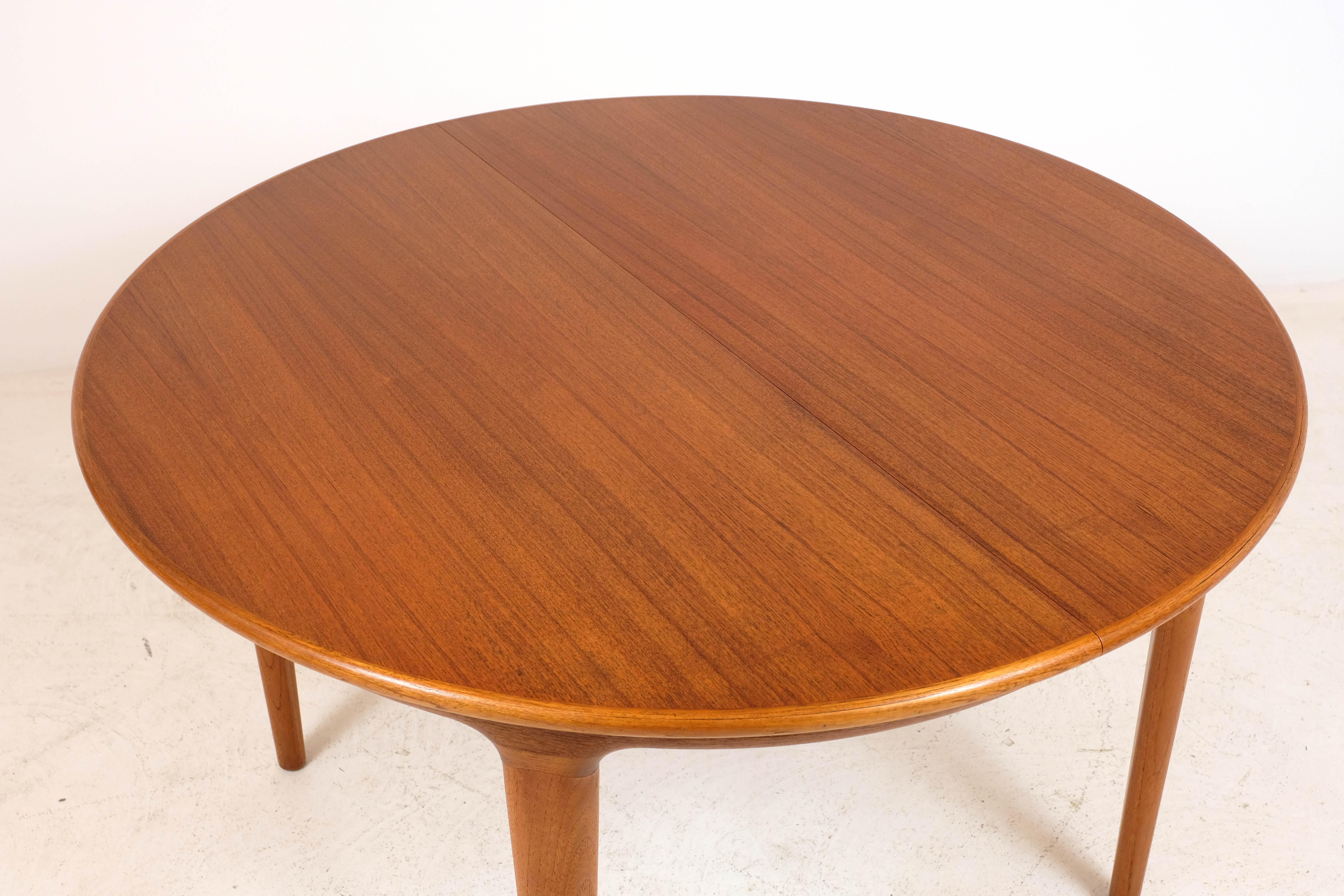 Teak extension table by J. Andersen for Uldum 1960