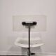 1980s Vintage Industrial Swivel Chair with Adjustable Backrest and Cas