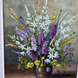 Tableau Nature Morte Fleurie XX  – Signé