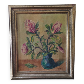 Painting "Bouquets of Flowers" by Charles Sodeur