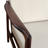 Beige B-7752 Lounge Chair by Zenon Bączyk for Swarzędzkie Fabryki Mebli, 1960s