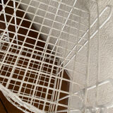 Corner shelf in openwork metal