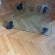 Four-wheeled tables by Gae Aulenti for Fontana Arte