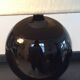 Vintage lamp 70-80 black ceramic ball