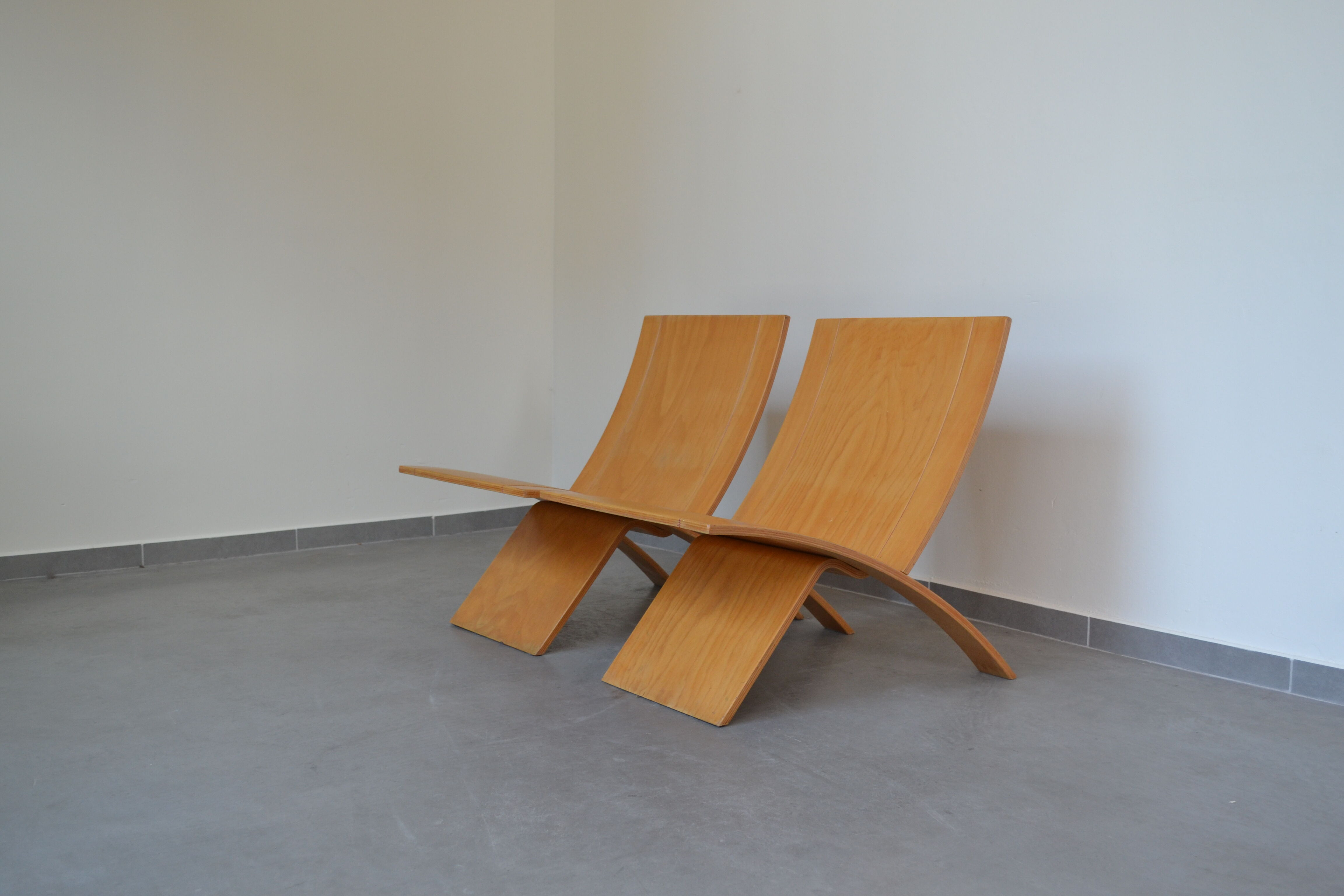 Pair of chairs Laminex Jens Nielsen