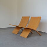 Pair of chairs Laminex Jens Nielsen