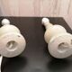 Alabaster lamp bases
