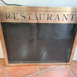 brass restaurant menu holder