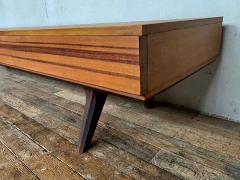 Walnut 4 drawers and compass legs