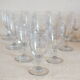 10 19th century stemmed glasses patterned with Greek nets Napoleon III