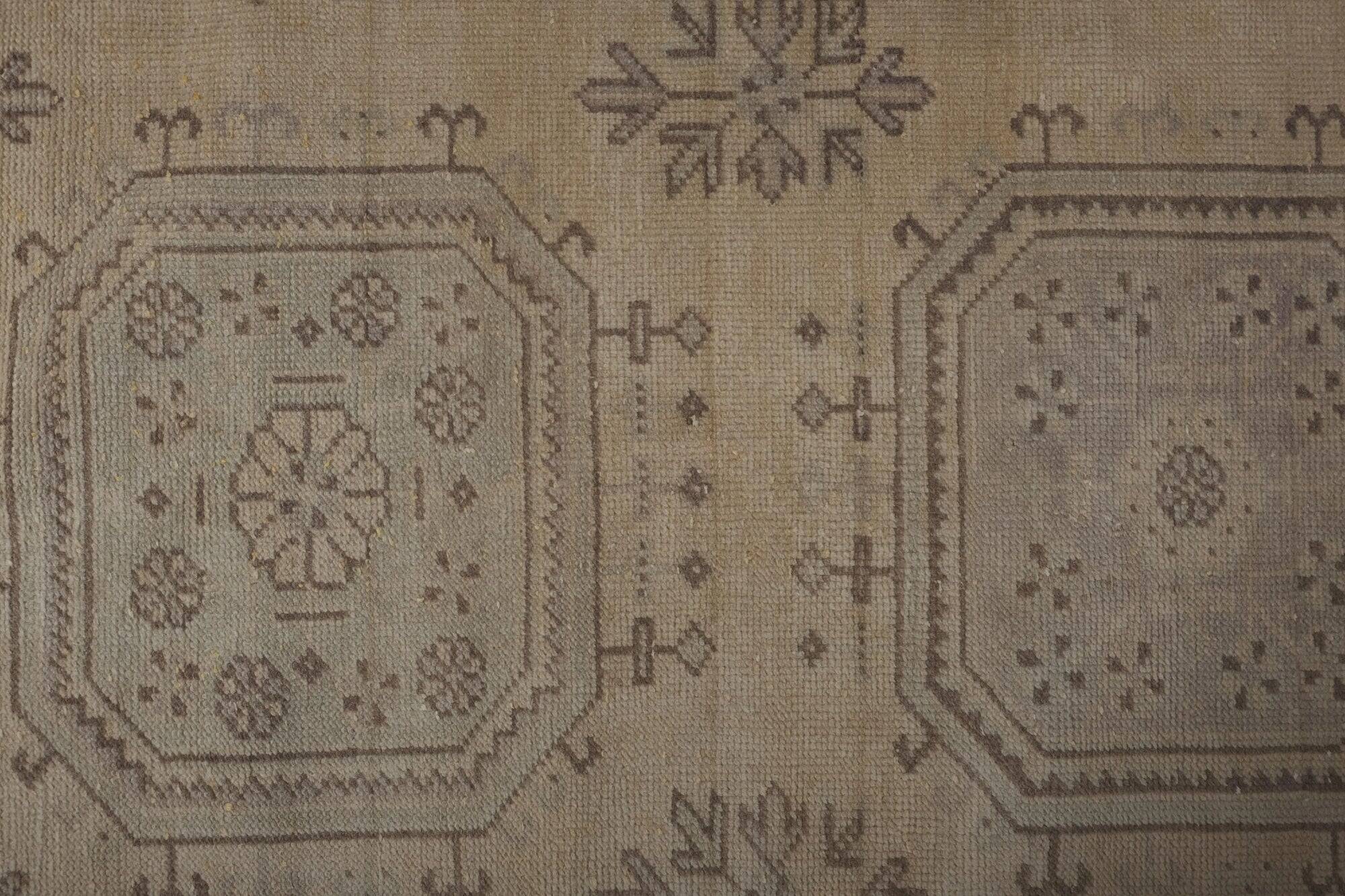 Vintage Turkish hallway rug 75x597 cm