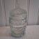 Pretty thick transparent glass sugar bowl in very good condition.