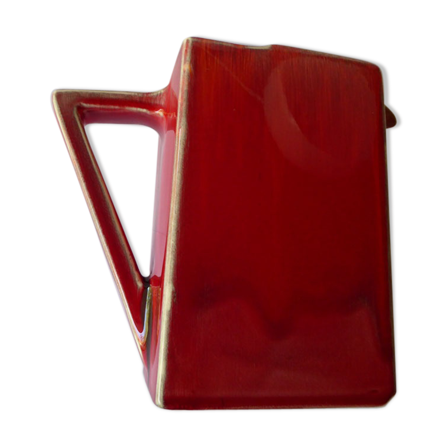 Modern red pitcher