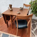 Scandinavian folding teak table