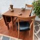 Table scandinave pliante en teck