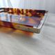 Large tortoiseshell effect serving tray