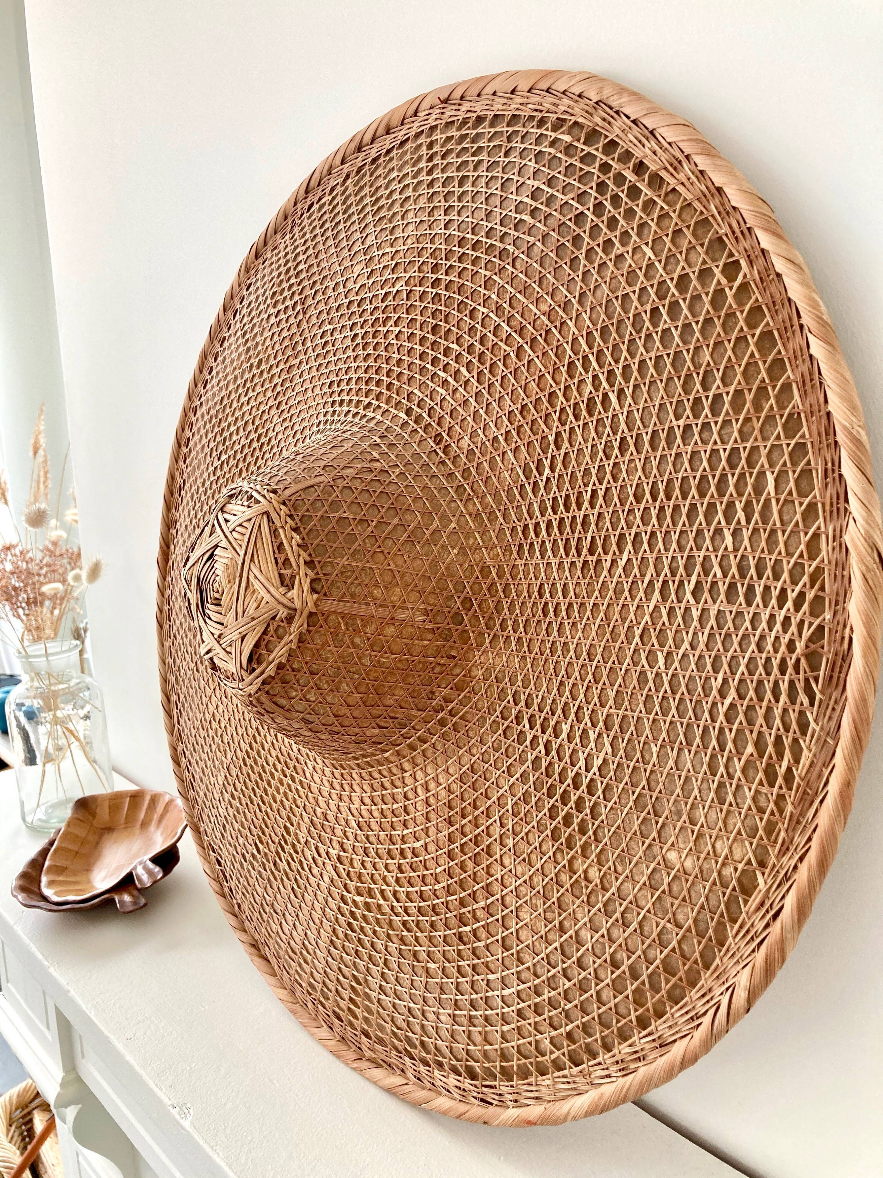 Asian hat wall decoration xxl