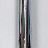 Pair of armchairs chromed metal and leather, 60 years