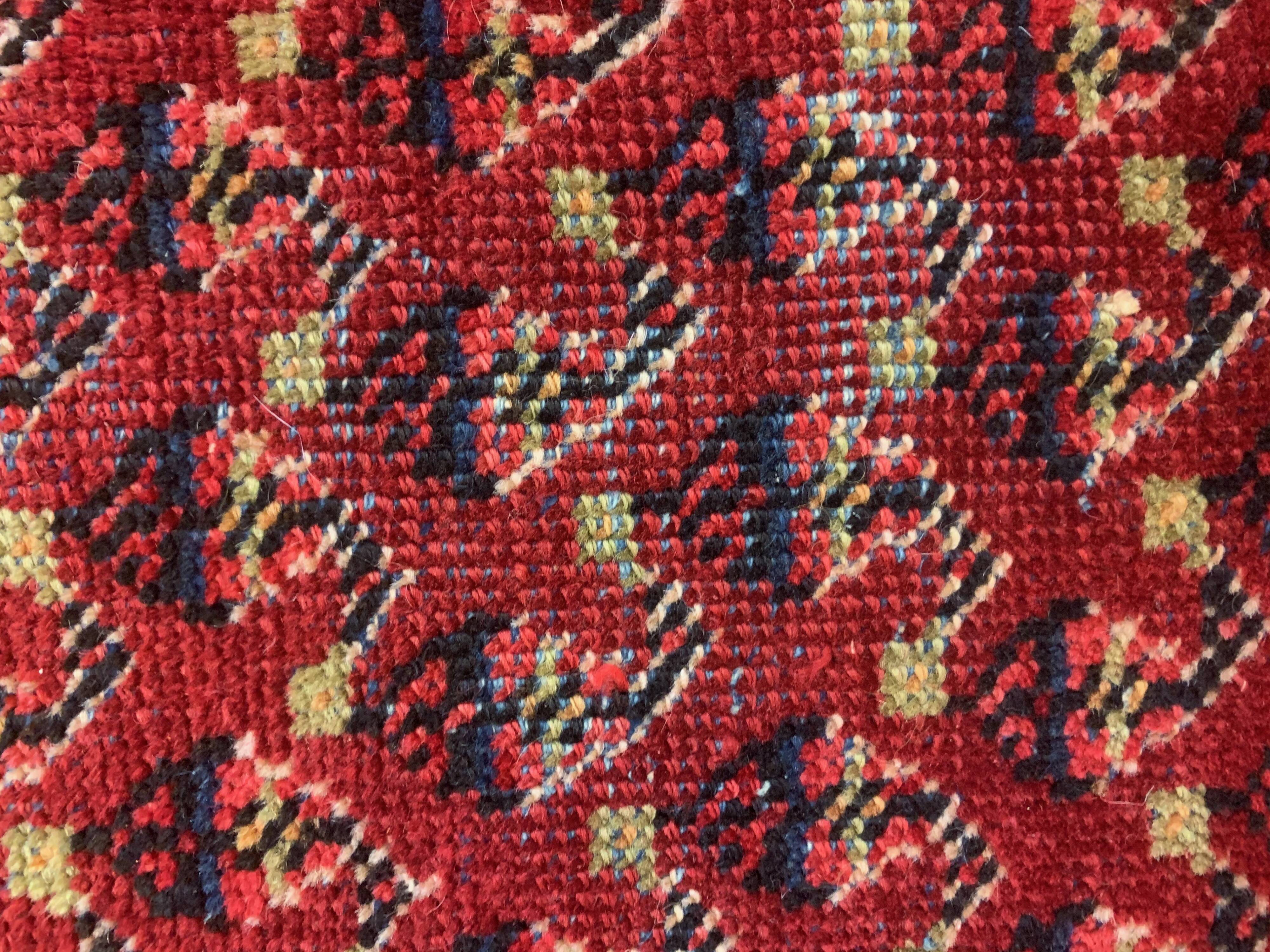 Tribal runner 366x60 cm veg dye wool