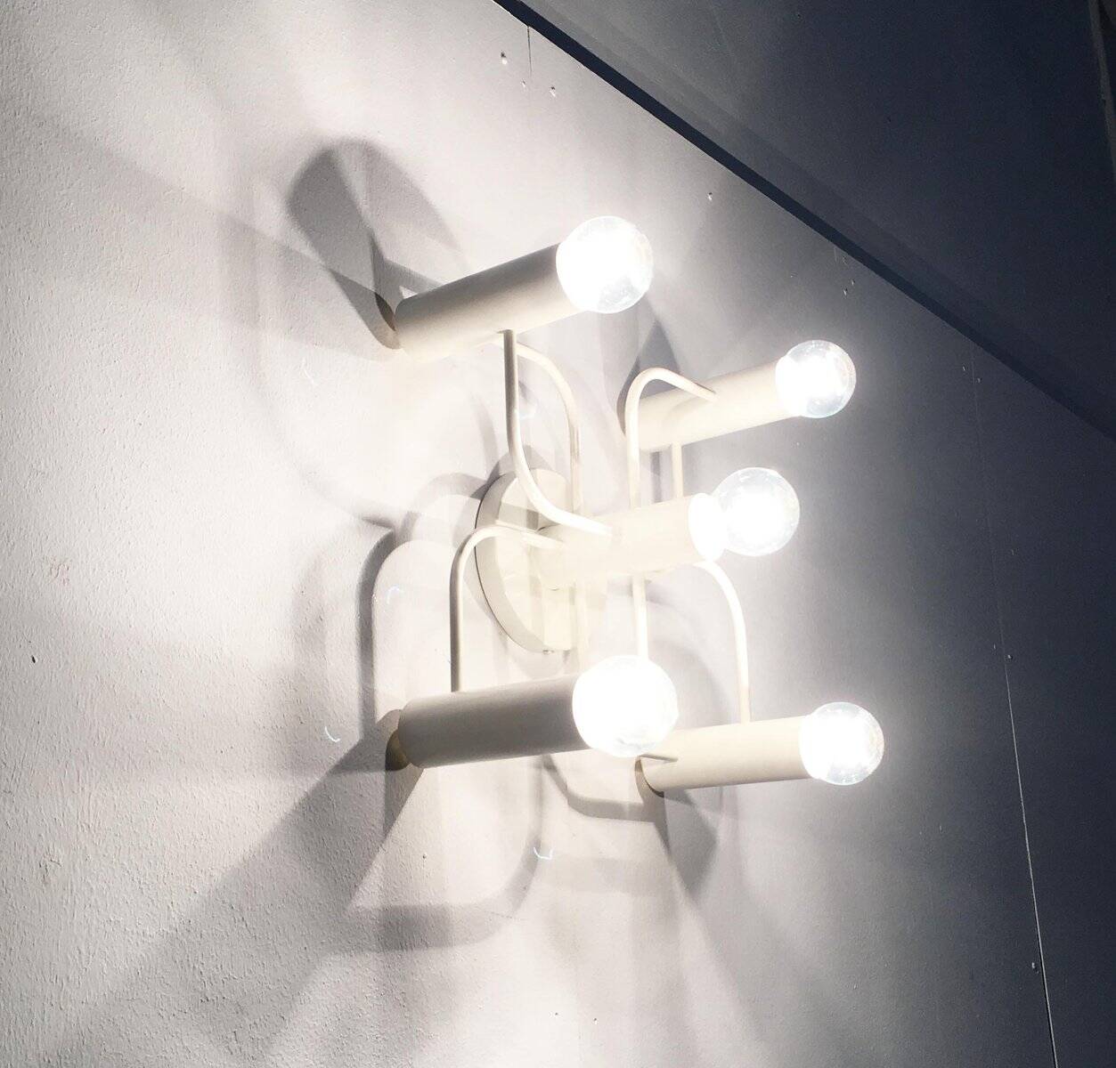 German vintage Space Age ceiling lamp by Gaetano Sciolari for Leola