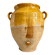 Grease pot, ochre glazed ceramic jar no. 1 - 18th century