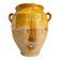 Grease pot, ochre glazed ceramic jar no. 1 - 18th century