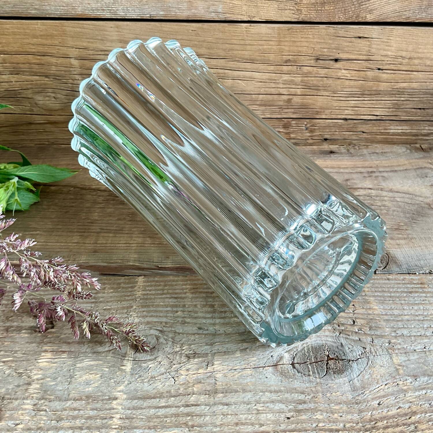 Large glass vase France
