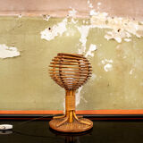 Table lamp in rattan Italia Anni '60