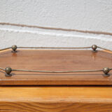 Vintage wooden tray, centerpiece, serving tray