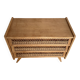 Commode Vintage Bois et Rotin