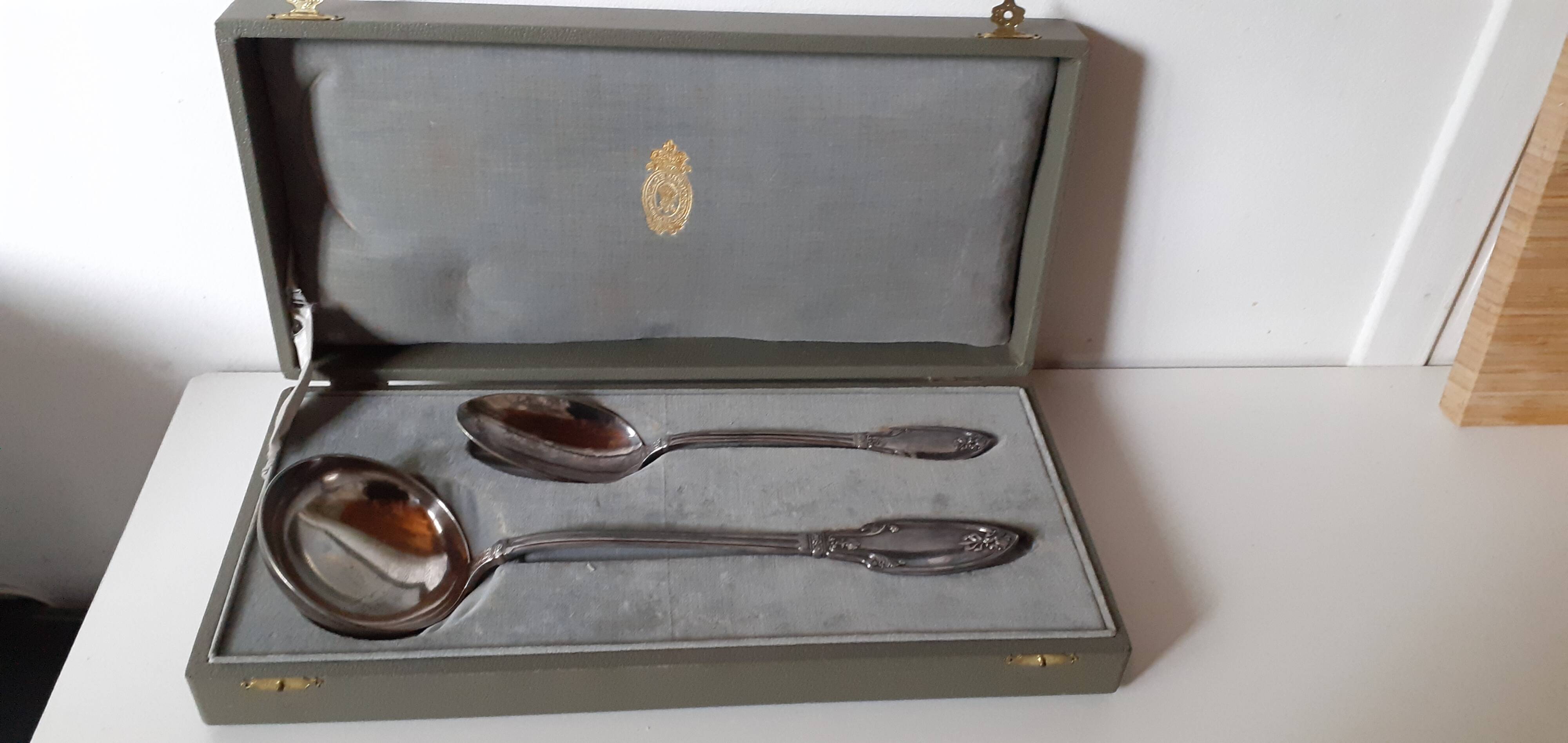 Silver-plated cutlery 34 pieces