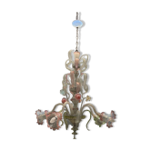Lustre vénitien en verre de Murano, années 1960