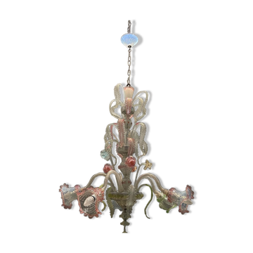 Venetian Chandelier in Murano Glass, 1960s