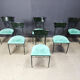 Vintage dining chairs by Belgochrom, set of 6 - 1970s